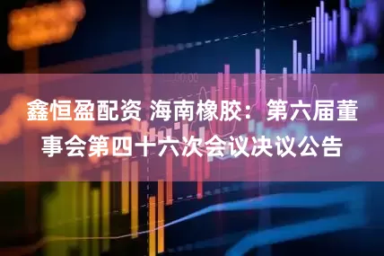 鑫恒盈配资 海南橡胶：第六届董事会第四十六次会议决议公告